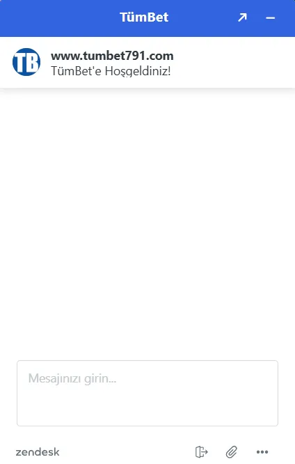 Tümbet Canlı Destek Sohbet Penceresi